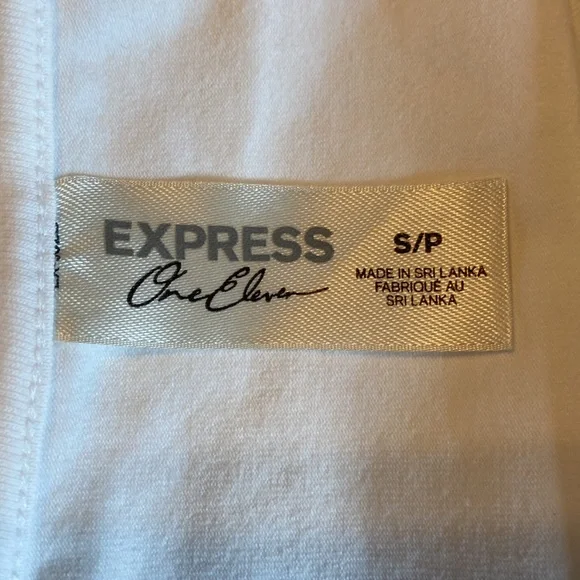 Express One Eleven Halter Top in White - Picture 5 of 6